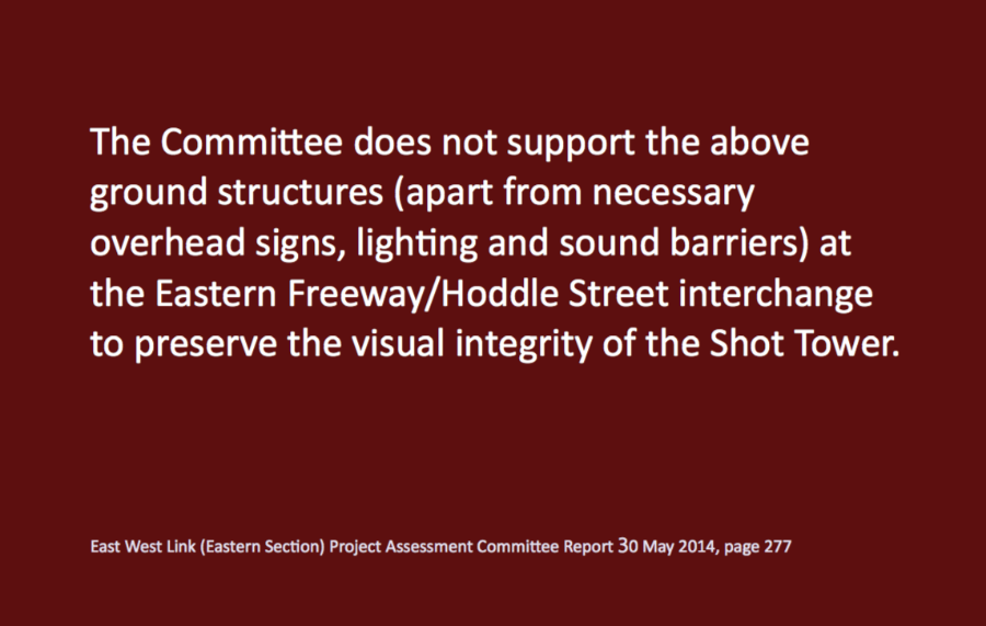 East West Link (Eastern Section) Project Assessment Committee Report, 30 May 2014, Page 277