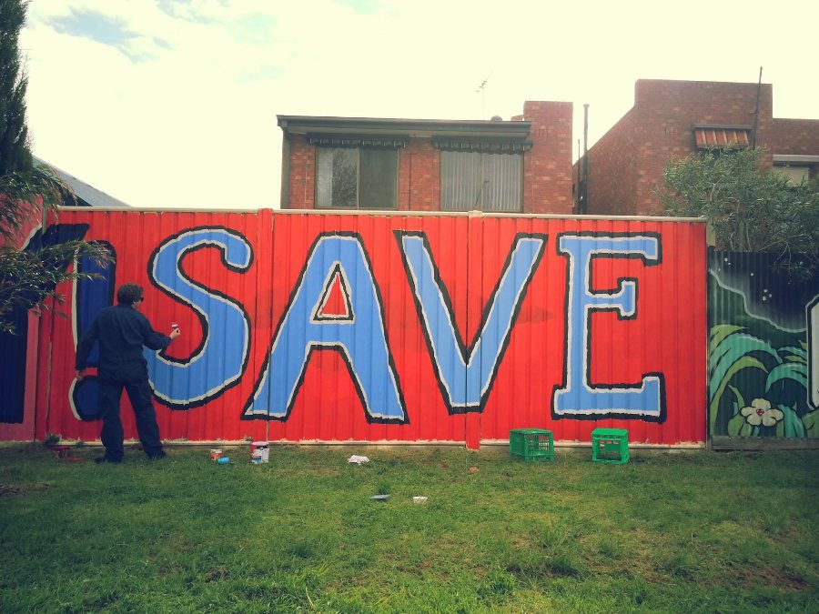 Hoddle St Mural: Save