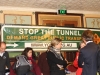 Yarra Campaign for Action on Transport banner & information tables.