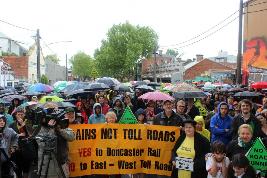 Community Rally - Brunswick Street, 13 October 2013