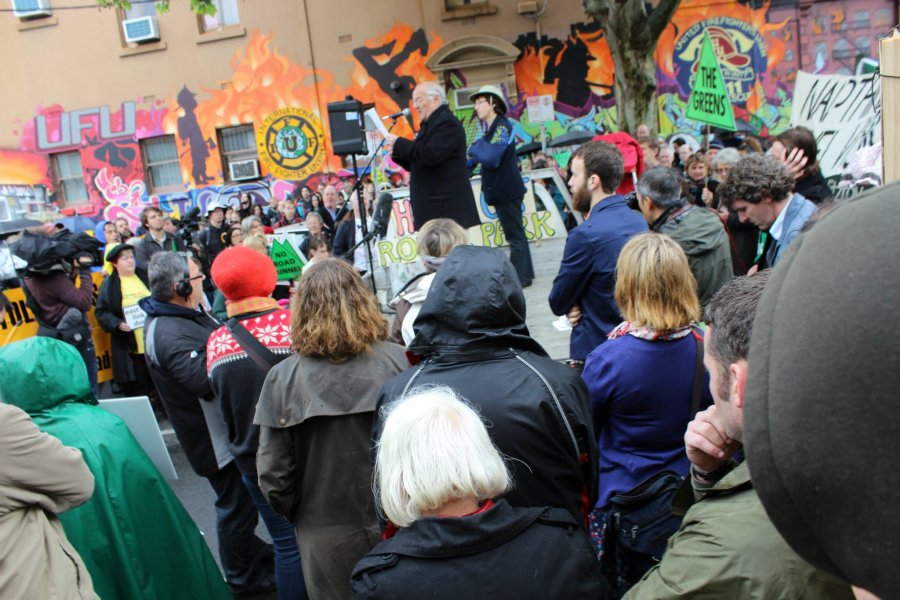 Community Rally - Brunswick Street, 13 October 2013