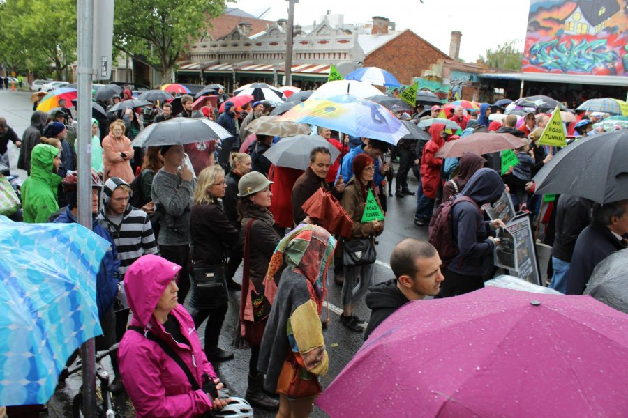 Community Rally - Brunswick Street, 13 October 2013