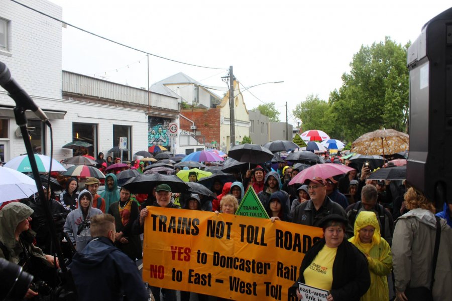 Community Rally - Brunswick Street, 13 October 2013