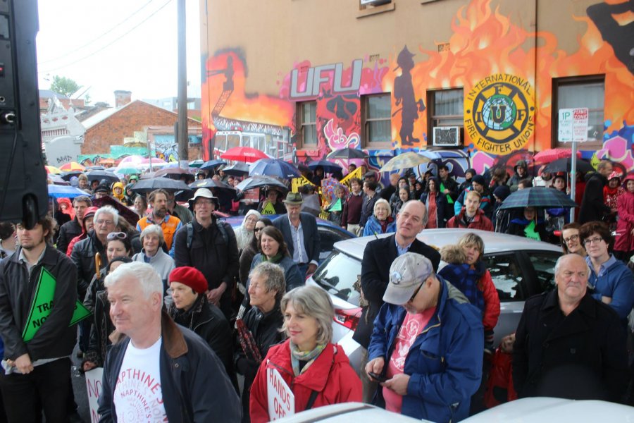 Community Rally - Brunswick Street, 13 October 2013
