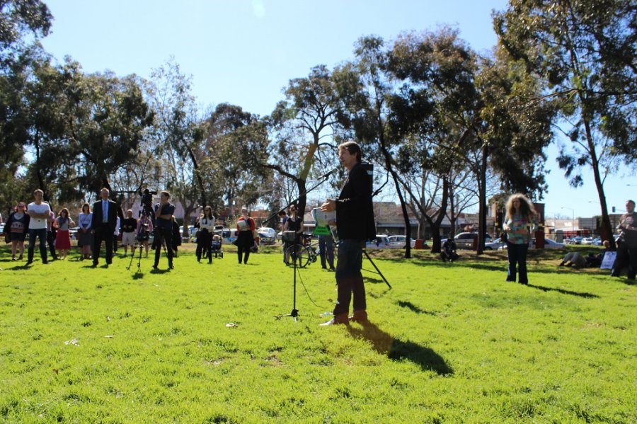 Community Rally, Smiths Reserve - 31 August 2013