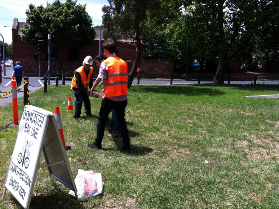 Doncaster Rail line: Construction is now under way