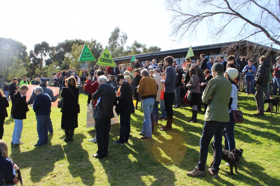10th August 2013 - Save Ross Straw Fields - Parkville Rally.