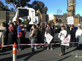 Tunnel Picket: Day 4 - Rutland Street, Clifton Hill