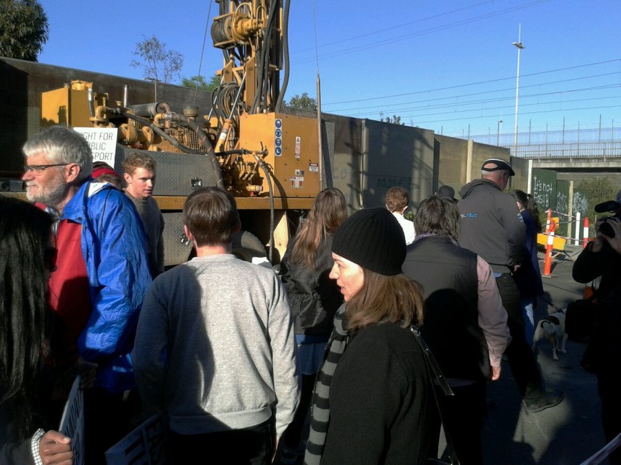 Tunnel Picket: Day 4 - Rutland Street, Clifton Hill