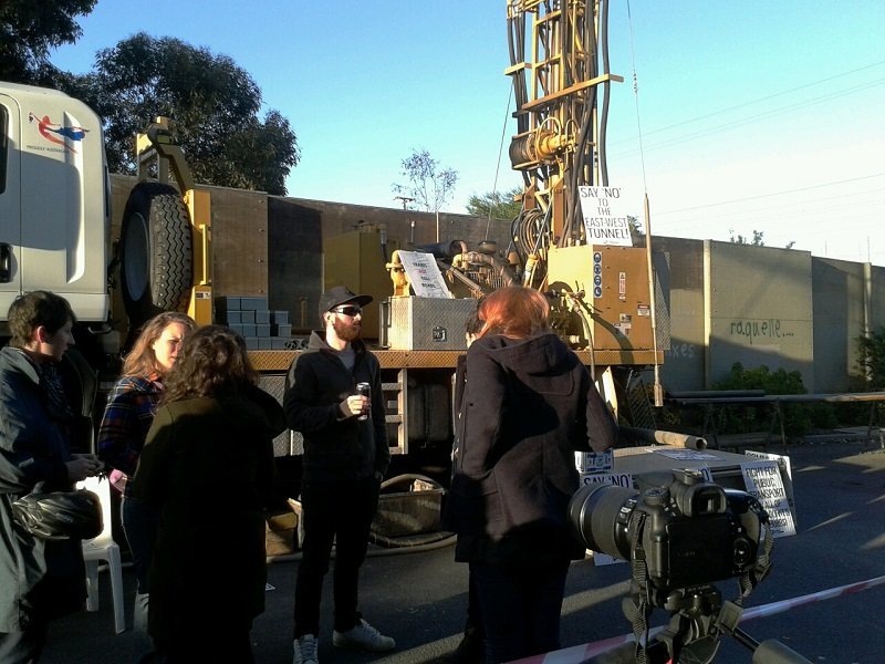 Tunnel Picket: Day 4 - Rutland Street, Clifton Hill