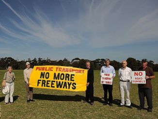 Community opposition to proposed East West tunnel under Royal Park
