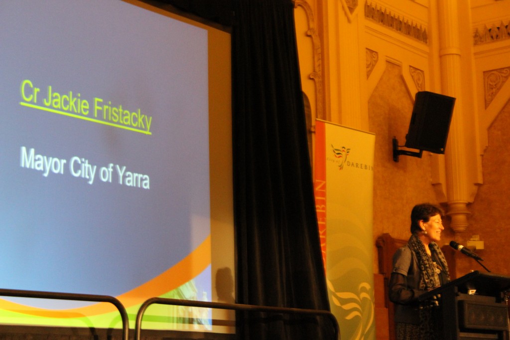 Mayor of Yarra, Cr Jackie Fristacky